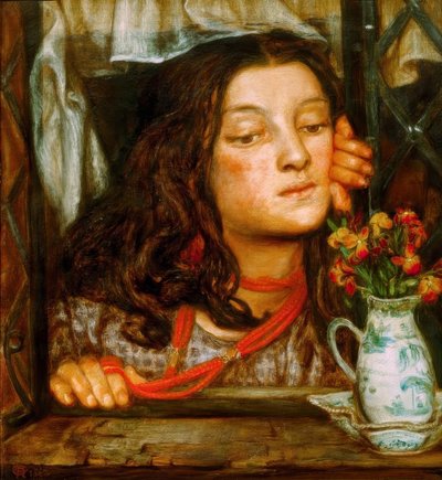 Ragazza alla grata da Dante Gabriel Charles Rossetti